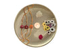 Cotton Crocheted Medium Orange, Pink and Light Pink Rakhi's : Rosette 3: Set of Three