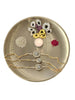 Cotton Crocheted Medium White Rakhi's : Rosette 3: Set of Three