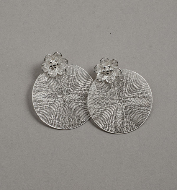 Shae Filigree Earrings: Pure Silver