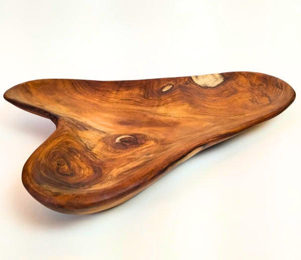 TRIBOLT Hand-Carved Natural Wood Rosewood : Brown
