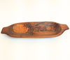 TRIBOLT Hand-Carved Natural Wood Walnut Platter