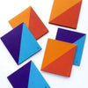 Tara Books | Zig Zag | Orange and Purple