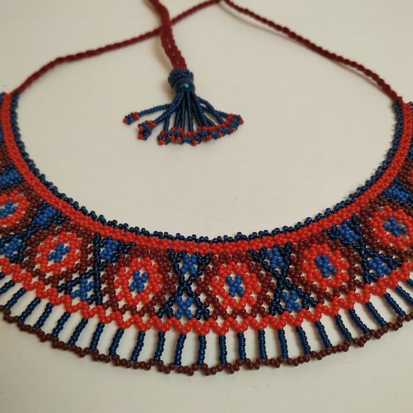 Anvi Shah's Beaded Necklace: Multicolour