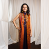 Stitching Project Sleeveless Long Jacket