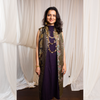 Stitching Project Sleeveless Long Jacket