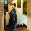 Handwoven Cotton Jamdani Sari: Sikki Ball Saree