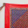 Aureb Naarangi Block Printed Square Tablecloth: Orange