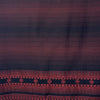 Bhujodi Cotton Stole: Navy Blue and Red