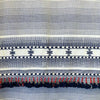 Bhujodi Ikat Tussah Silk Stole: Natural Iron-Grey