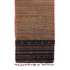 Bhujodi Ikat Silk Stole: Natural Sappanwood and Iron-Black