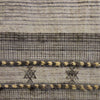 Bhujodi Ikat Silk Stole: Natural Iron Grey