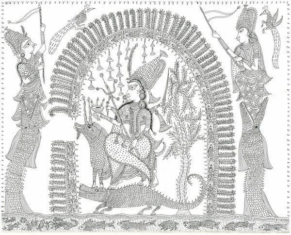 Mata-ni-Pachedi on Paper: Khodial and Meladi Mata