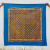 Neela Block Printed Square Tablecloth: Blue